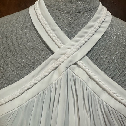 NWT SIZE L Ramy  Brook Ivory Crisscross Tank Top