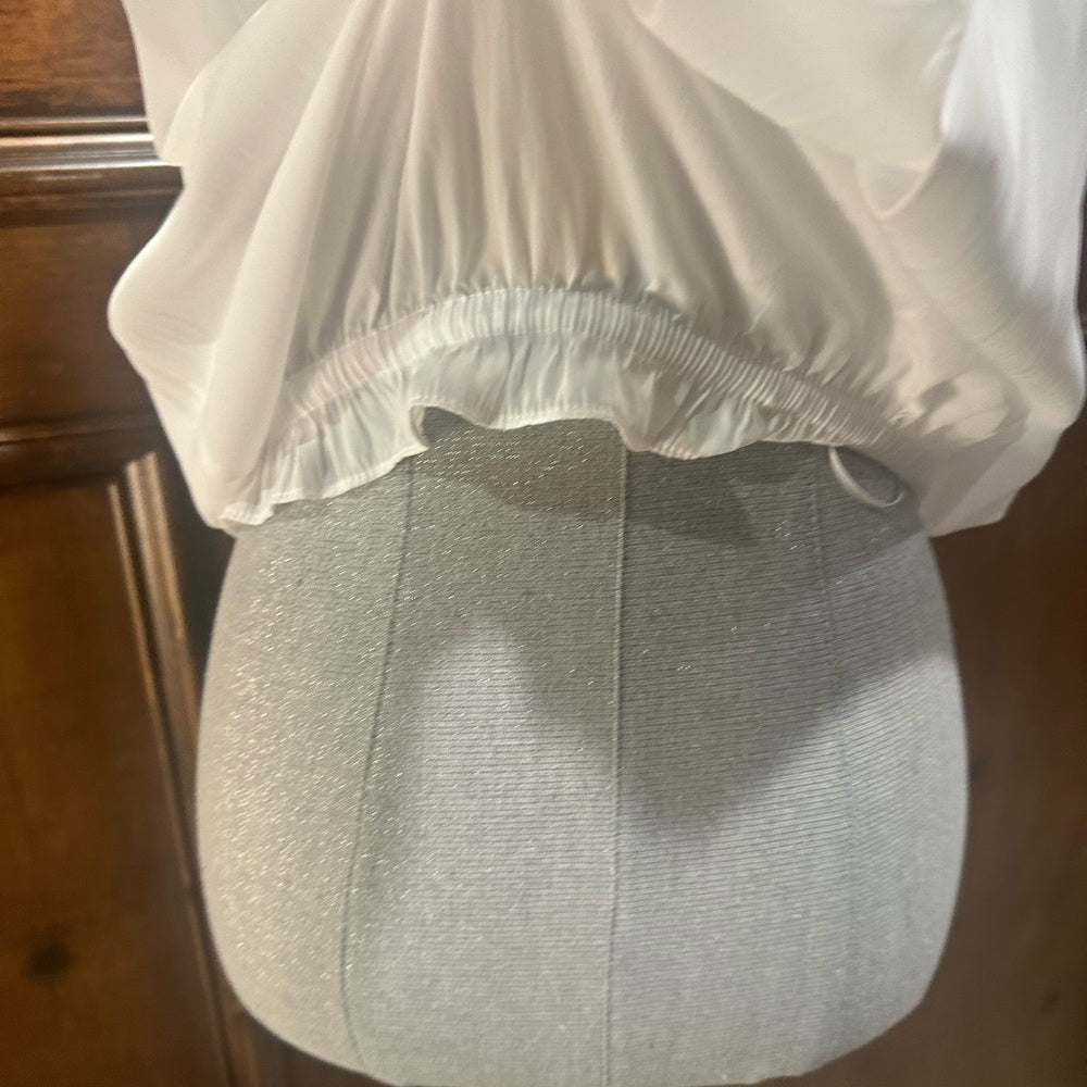 NWT SIZE L Ramy  Brook Ivory Crisscross Tank Top