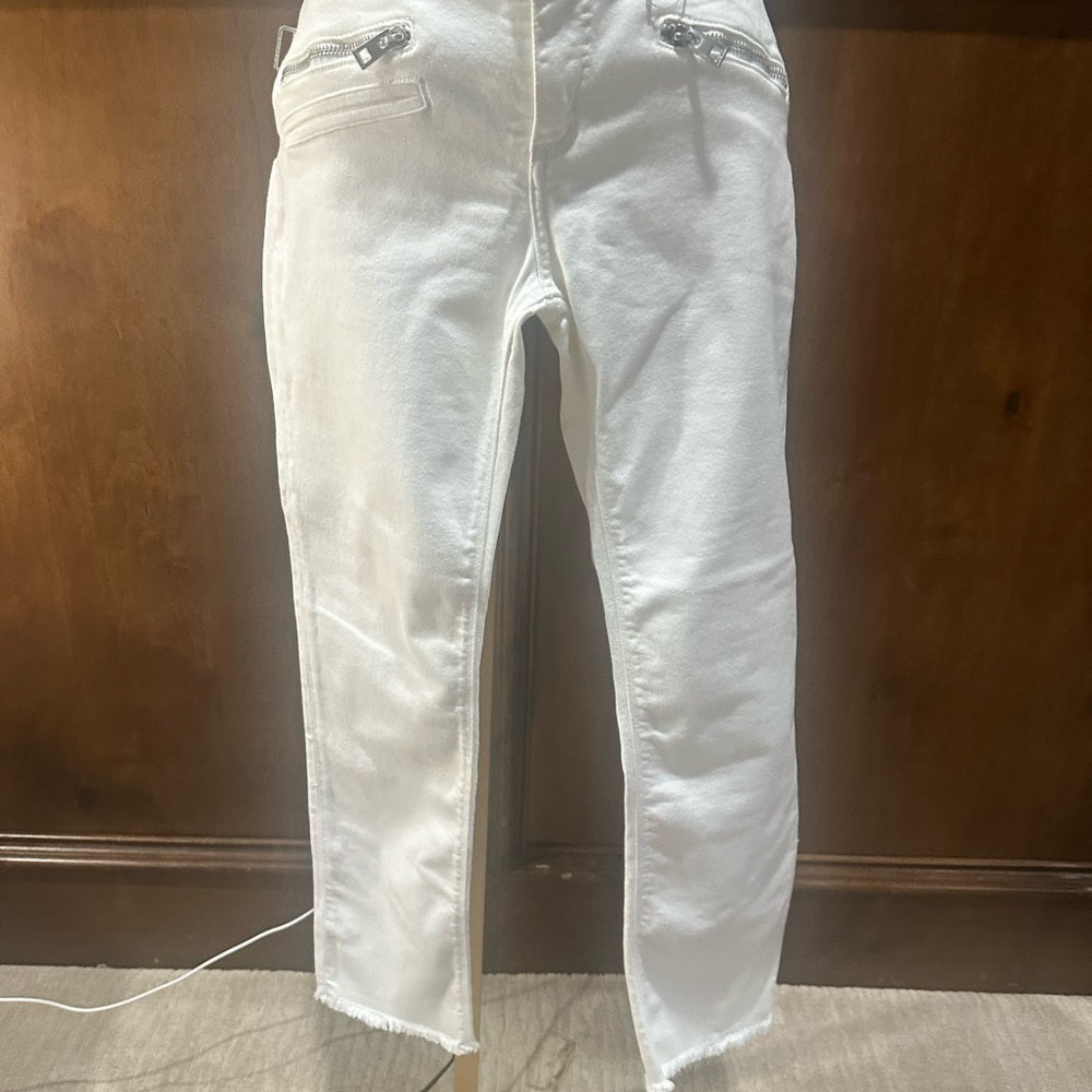 NWOT SIZE 27 Zadig & Voltaire Ankle-Length White Jeans