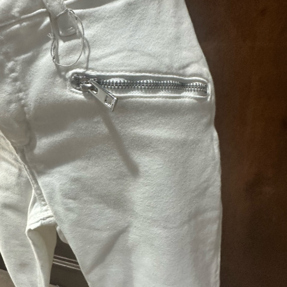 NWOT SIZE 27 Zadig & Voltaire Ankle-Length White Jeans