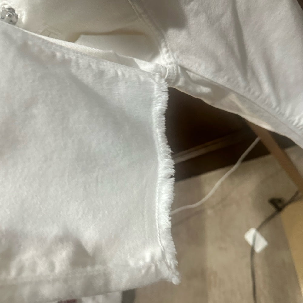 NWOT SIZE 27 Zadig & Voltaire Ankle-Length White Jeans