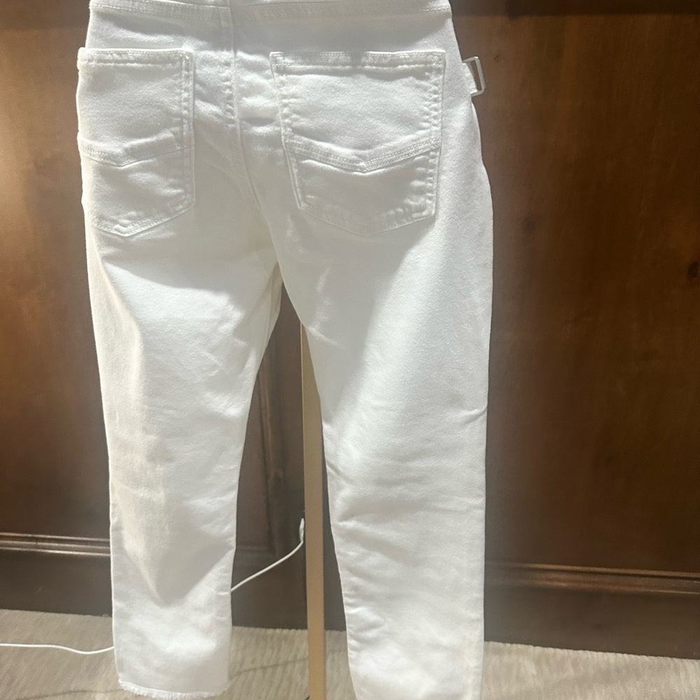 NWOT SIZE 27 Zadig & Voltaire Ankle-Length White Jeans