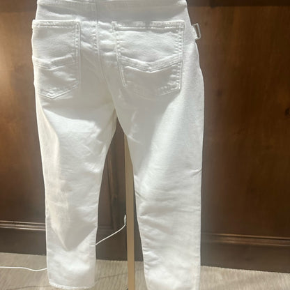 NWOT SIZE 27 Zadig & Voltaire Ankle-Length White Jeans