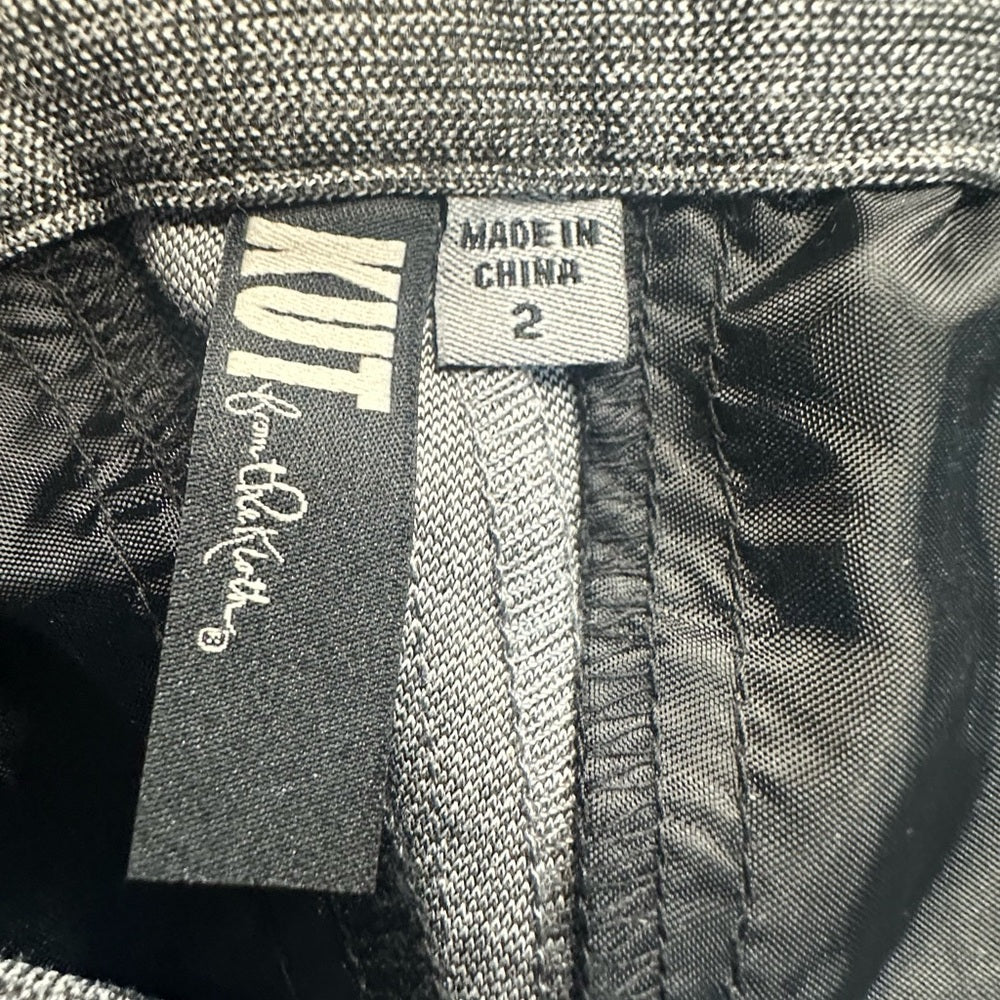 NWT SIZE 2 Kut from the Kloth Charcoal Ankle Pants