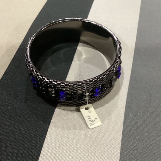 MIA Black Bracelet with Blue Accents