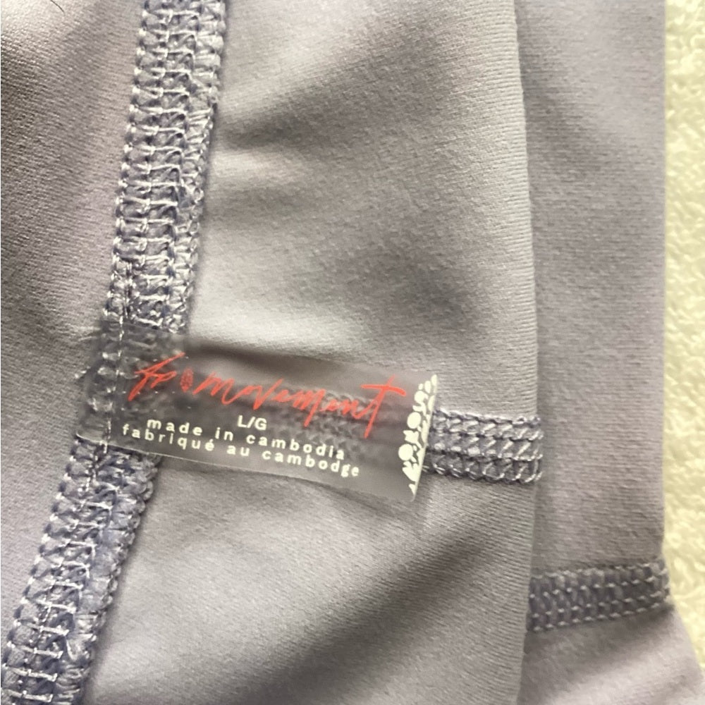 NWT size L Women's Lavender High-Waist Leggings