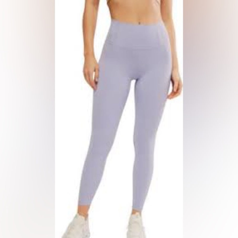 NWT size L Women's Lavender High-Waist Leggings