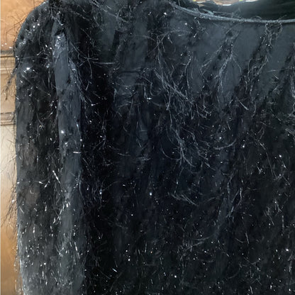 SIZE M/L Chic Black Kids Formal Dress