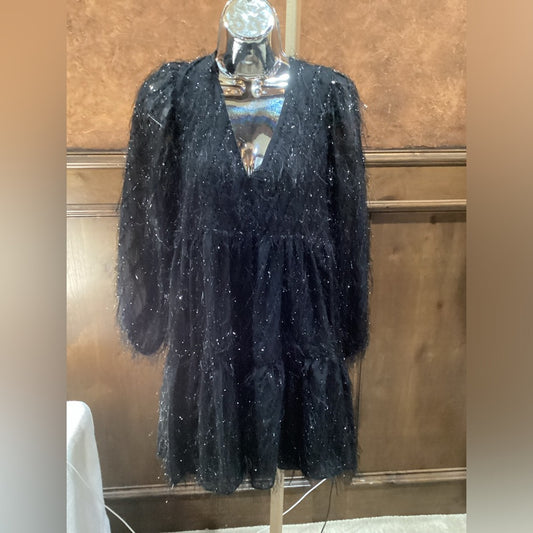 SIZE M/L Chic Black Kids Formal Dress