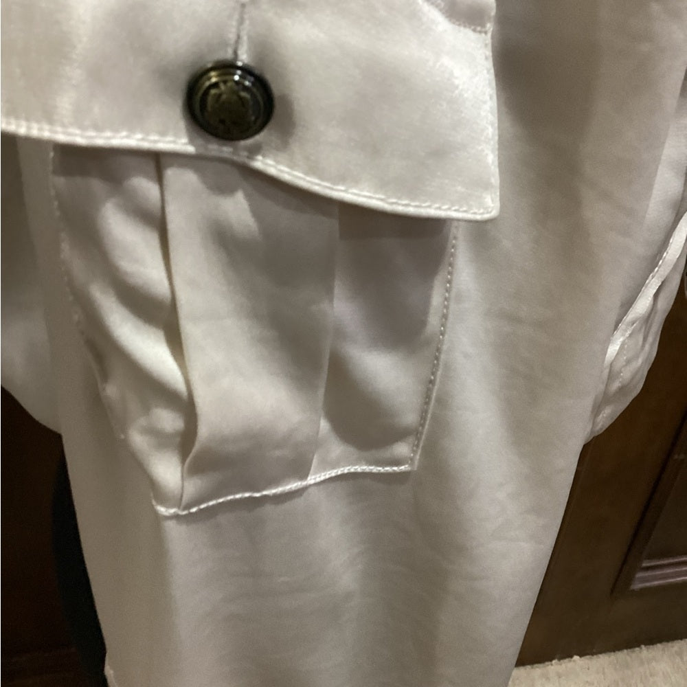 NWT SIZE XXS Ramy Brook Beige Utility Jacket