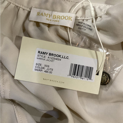 NWT SIZE XXS Ramy Brook Beige Utility Jacket