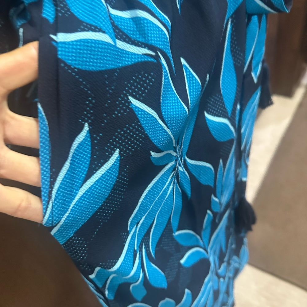 NWT SIZE S G by Giuliana Leaf Print Midi Dress