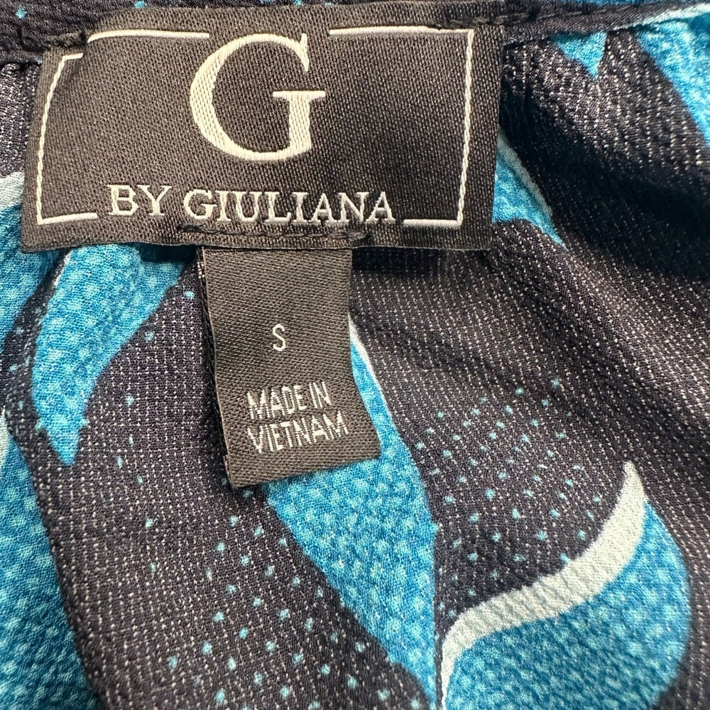 NWT SIZE S G by Giuliana Leaf Print Midi Dress