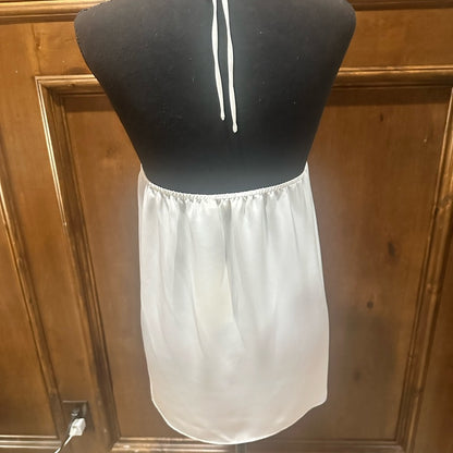 NWT SIZE L Ramy Brook’s White Halter Blouse