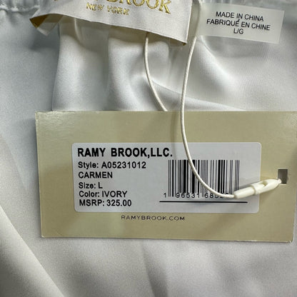 NWT SIZE L Ramy Brook’s White Halter Blouse