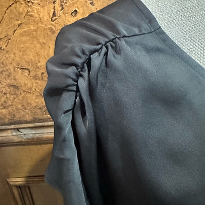 Ramy Brook Black Satin Camisole Top