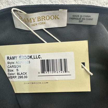 Ramy Brook Black Satin Camisole Top