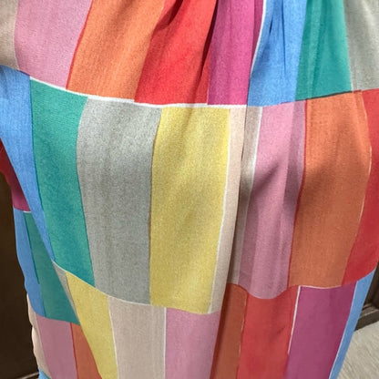 NWOT SIZE M/L Vibrant Striped Women's Blouse