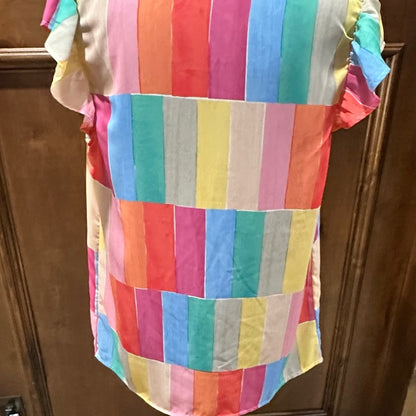 NWOT SIZE M/L Vibrant Striped Women's Blouse