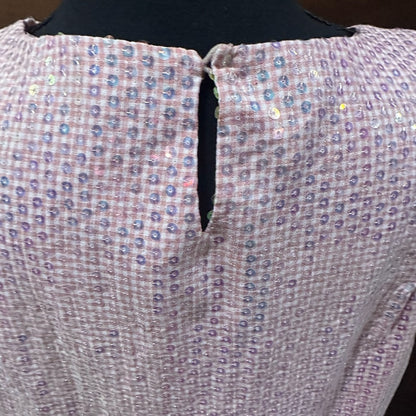 NWOT SIZE M/L Chic Ruffle Sleeve Blouse in Soft Pink