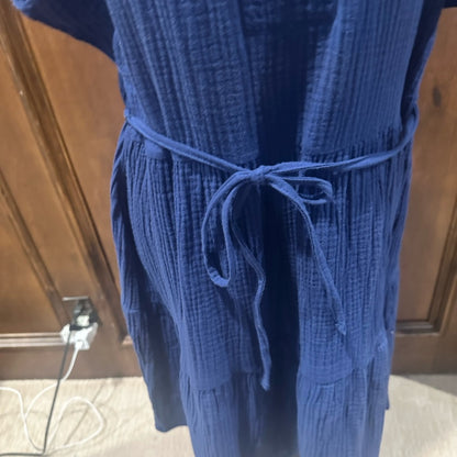 NWT SIZE S Chic Royal Blue Midi Dress