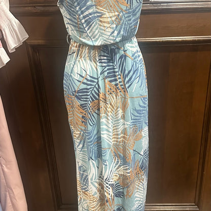 NWT SIZE L Timing Tropical Blue and Orange Swim Cover-Up