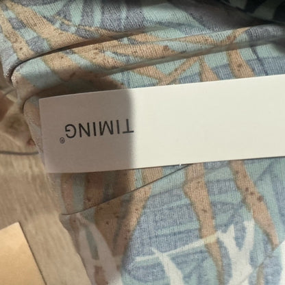 NWT SIZE L Timing Tropical Blue and Orange Swim Cover-Up