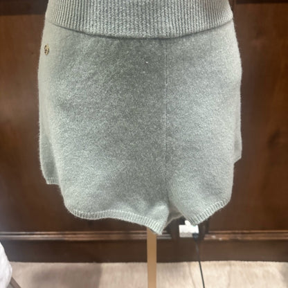 NWT SIZE XL/42 Sandro Mint High Waist Knit Shorts