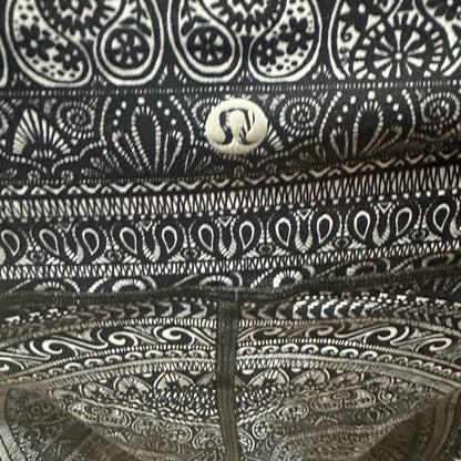 SIZE 12 Lululemon Athletica Black and Gray Swirl Leggings