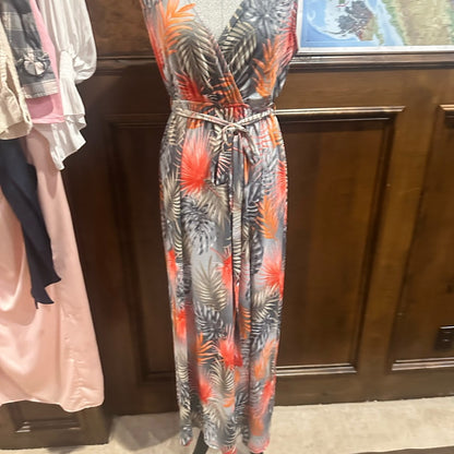 NWT SIZE L Timing Tropical Print Maxi Dress