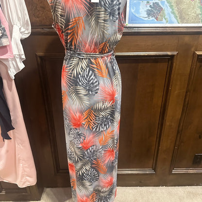 NWT SIZE L Timing Tropical Print Maxi Dress