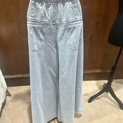 NWT SIZE XL So Me Sky Blue Wide-Leg Jeans
