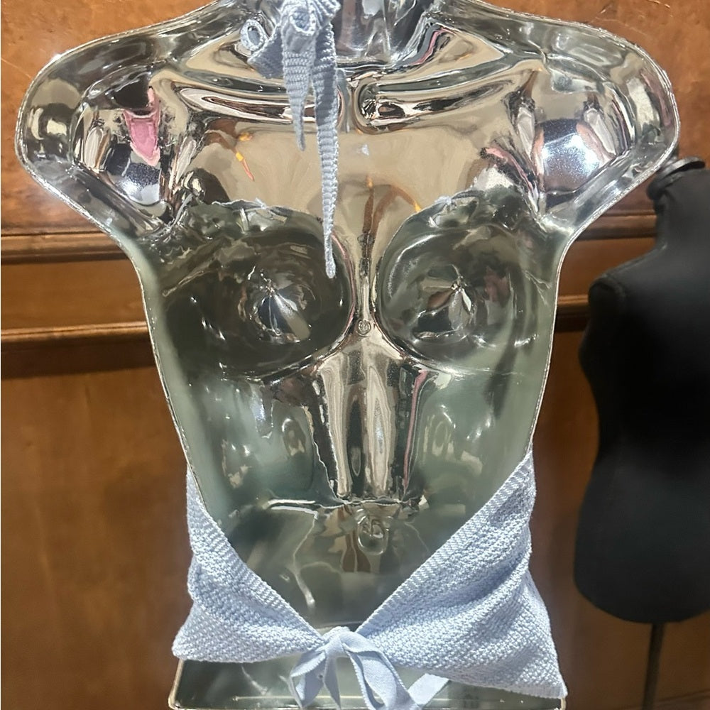 NWT SIZE M 525 America Silver Knit Tank Top