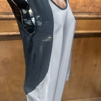 SIZE XS American Eagle Outfitters Black and Gray Crop Top