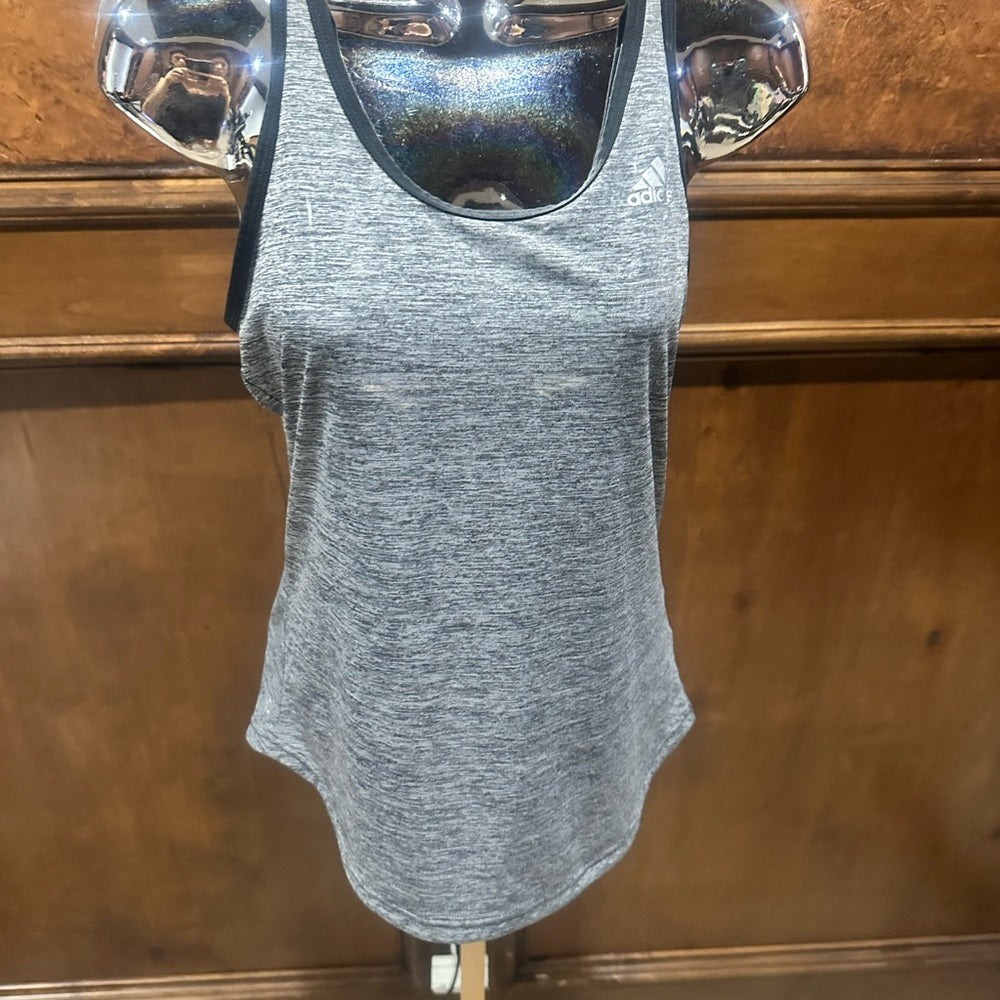 SIZE S adidas Gray Women's Crop Top