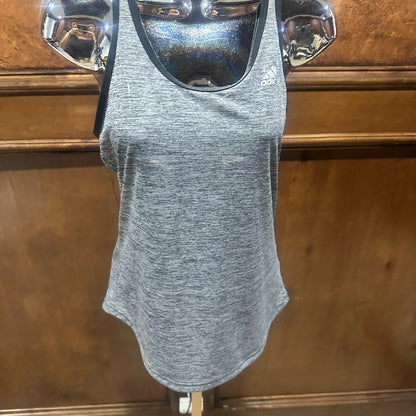 SIZE S adidas Gray Women's Crop Top