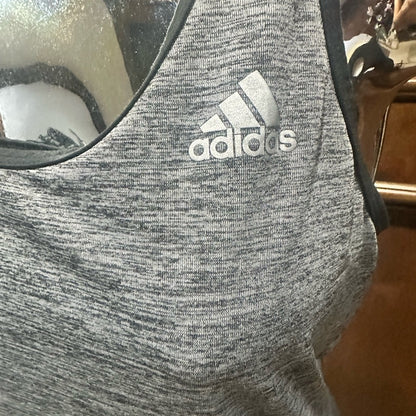 SIZE S adidas Gray Women's Crop Top