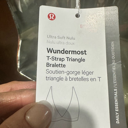 NWT SIZE 6 Lululemon athletica Pink Halter Bra