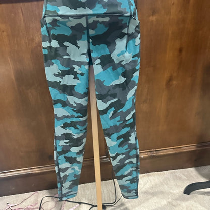 SIZE 4 lululemon athletica Blue and Gray Camouflage Leggings