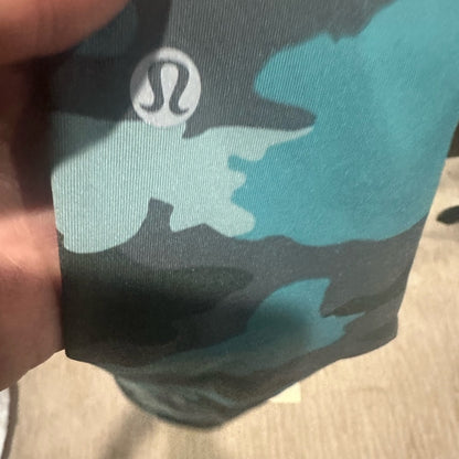 SIZE 4 lululemon athletica Blue and Gray Camouflage Leggings