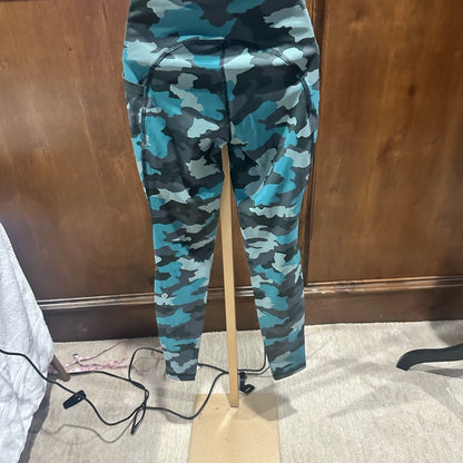 SIZE 4 lululemon athletica Blue and Gray Camouflage Leggings
