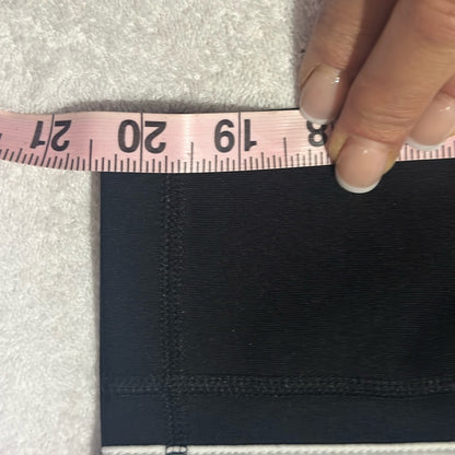 SIZE S adidas Black Capris with White Stripes