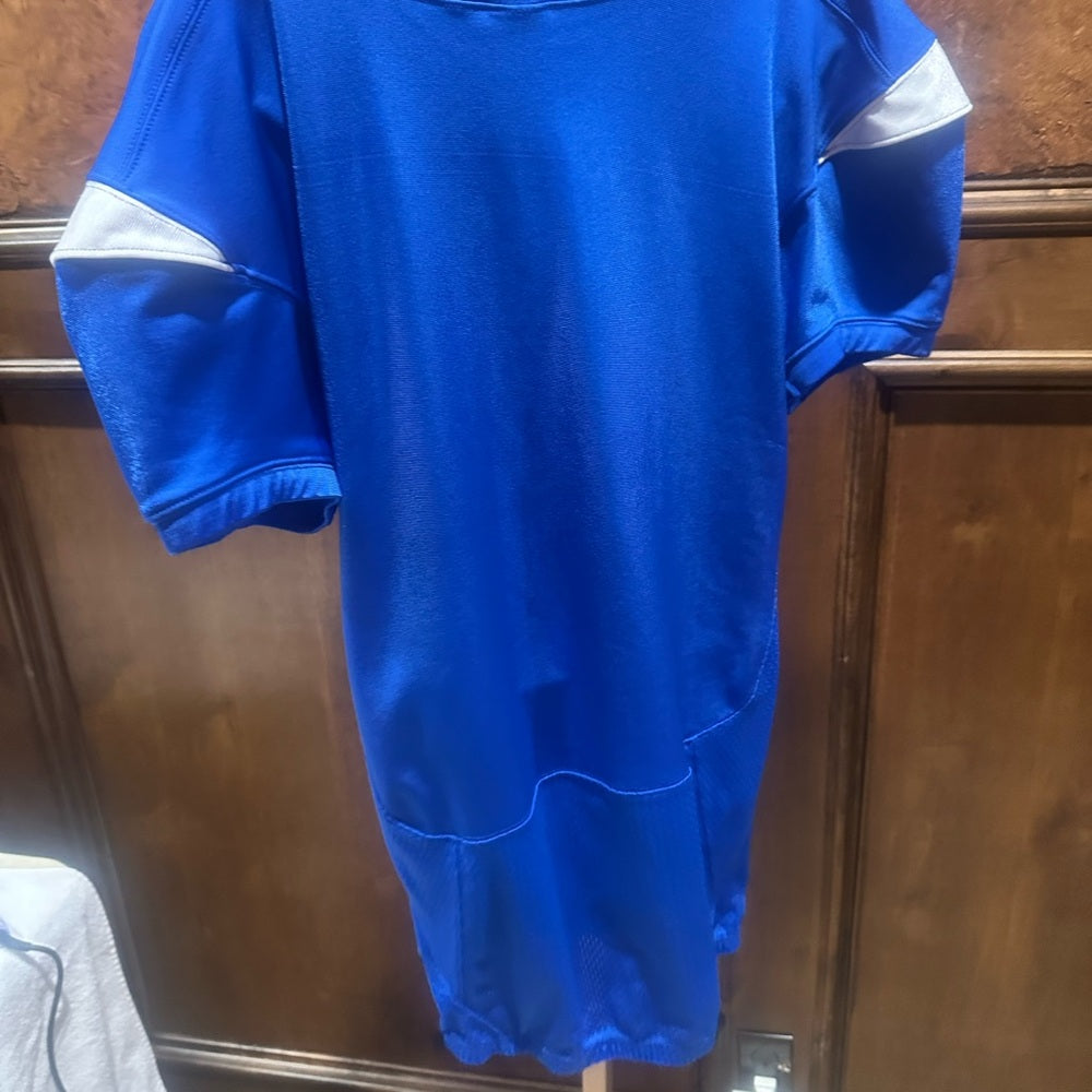 NWOT SIZE L Nike Women's Blue and Gray Jersey Top