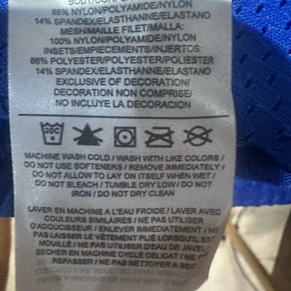 NWOT SIZE L Nike Women's Blue and Gray Jersey Top