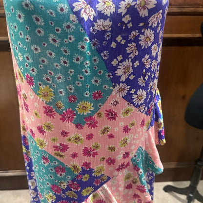 NWT SIZE S Easel Colorful Patchwork Midi Dress