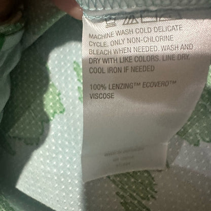 NWOT SIZE M G by Giuliana One Shoulder Dress with Tropical Green and Orange