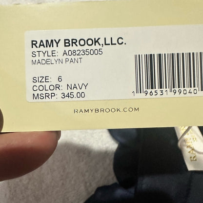 NWT SIZE 6 Ramy Brook Navy Ankle Pants