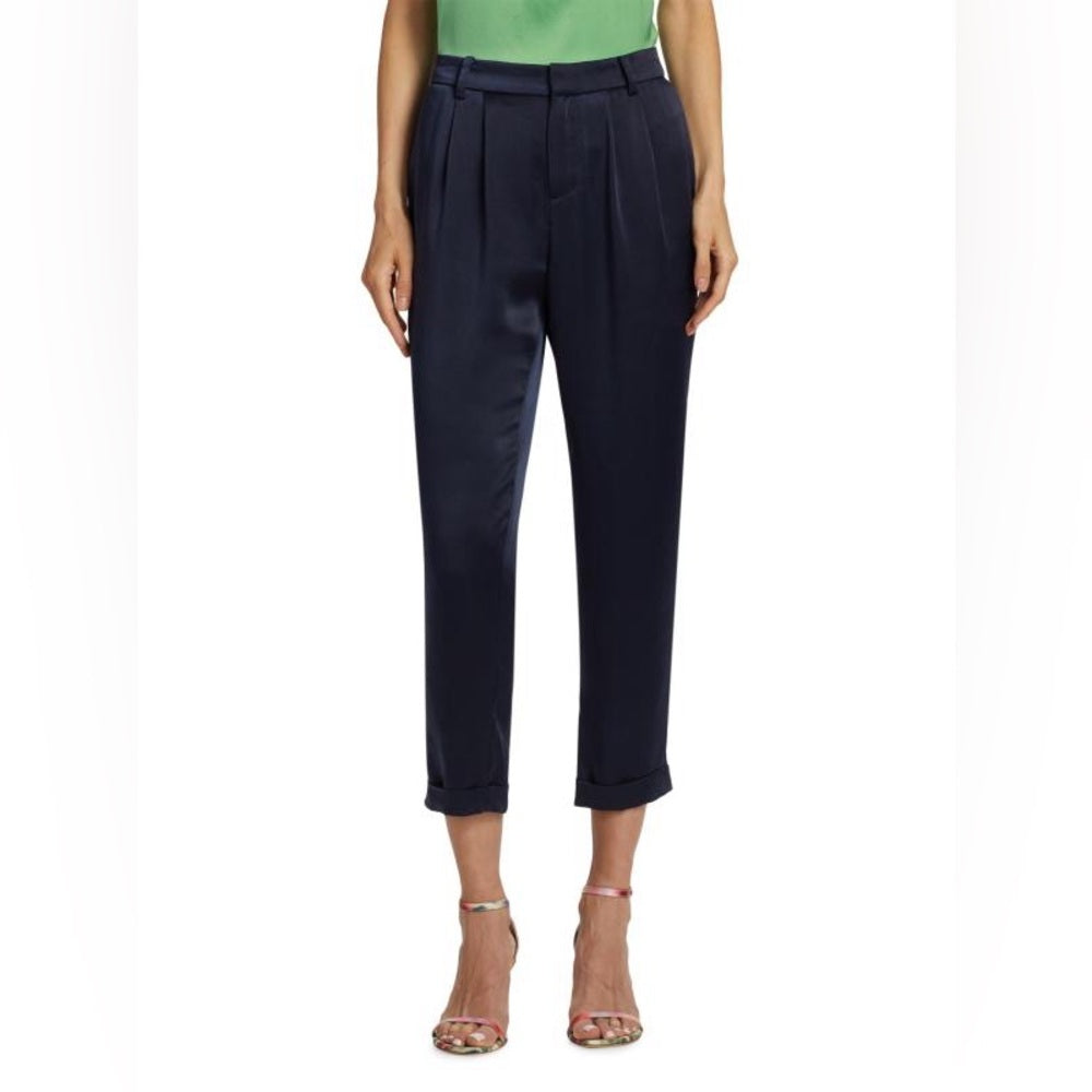NWT SIZE 6 Ramy Brook Navy Ankle Pants