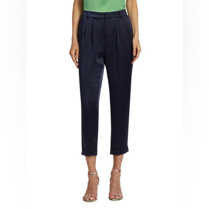NWT SIZE 6 Ramy Brook Navy Ankle Pants