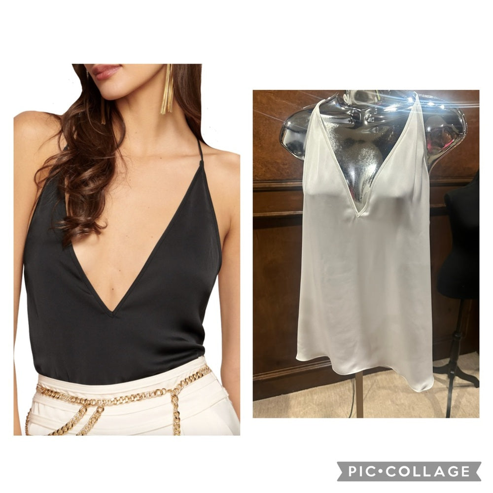 NWT SIZE M Ramy Brook Elegant Black and White Camisoles